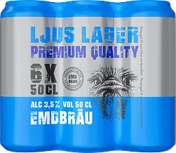 Ljus Lager Premium 3,5% Folköl Burk