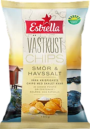Smör &havssalt Västkustchips