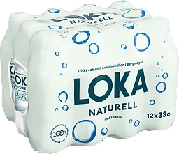 Kolsyrat vatten Naturell 12-pack