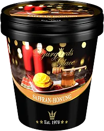 Gräddglass Saffran-honung