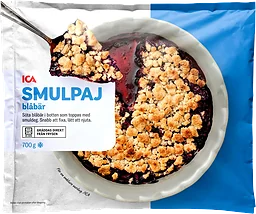 Smulpaj blåbär Fryst bakmix