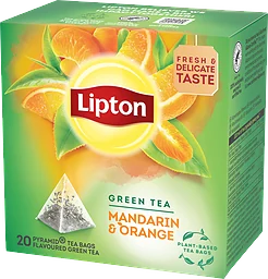 Mandarin & Orange/green Tea Pyramid