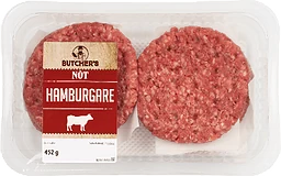 Färska hamburgare