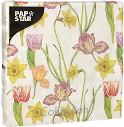 Servetter Vårblommor 33cm 20-pack