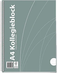 Kollegieblock A4 Linjerat Fsc