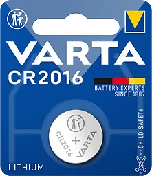 Knappcellsbatteri CR2016 1-p