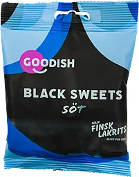 Lakrits Black Sweets Söt Finsk Lakrits