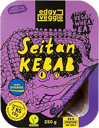 Pulled seitan kebab