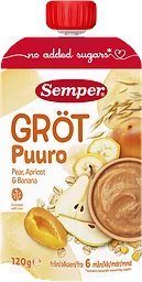 Grötklämmis Päron & aprikos 6 Mån