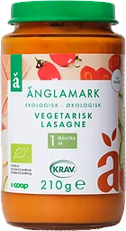 Barnmat Vegetarisk lasagne 12 Mån Eko