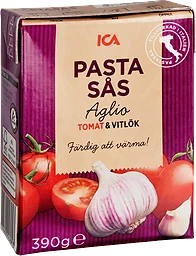 Pastasås Tomatsås med Vitlök