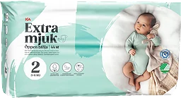 Blöjor Extra mjuk öppen blöja strl 2 3-6kg 44-p
