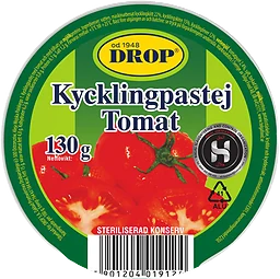 Kycklingpastej Tomat Halal