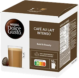 Kaffekapsel Café Au Lait Intenso 16-p Nescafé