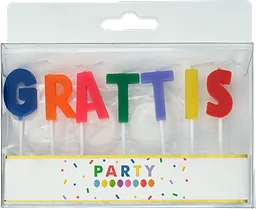 Tårtljus Grattis