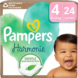 Blöjor Harmonie Strl 4 9-14kg 24-p