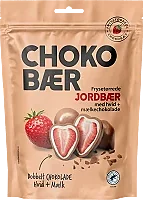 Frystorkade jordgubbar med cho