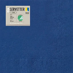 Servett Mörkblå 33cm 20-p