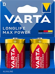 Batteri Longlife max power D 2-pack