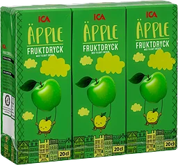 Fruktdryck Äppel 3-p