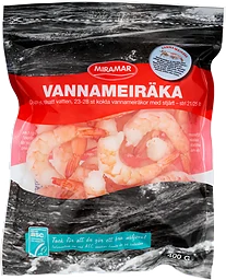 Vannameiräka Kokt M Stjärt 21/25 Fryst