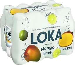 Vatten Kolsyrat Mango Lime 33cl 12-p