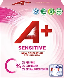 Tvättmedel Sensitive Color pulver