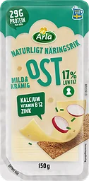 Skivad ost Mild & krämig 17%