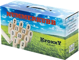 Nummerkubb Trä