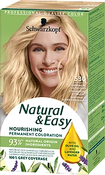 Natural 530 Champange Ljusblond Permanent Hårfärg