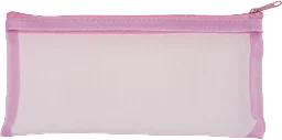 Pennfodral mesh rosa 20x10 cm
