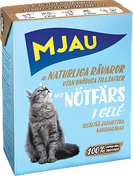 Kattmat Nötfärs i gelé