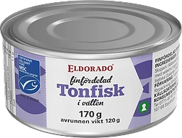 Tonfisk Vatten Finfördelad