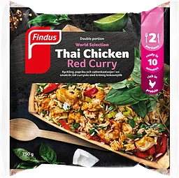 Thai chicken red curry