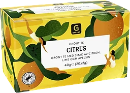 Citrus Grönt Te