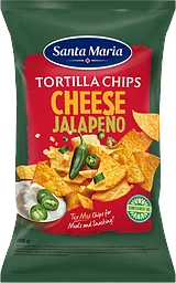 Tortillachips Ost & jalapeño