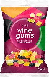 Vingummin Fruktiga smaker