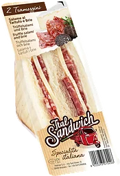 Sandwich Tryffelsalami och Brie