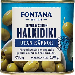Halkidiki Oliver Utan Kärnor