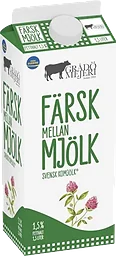 Mellanmjölk Färsk