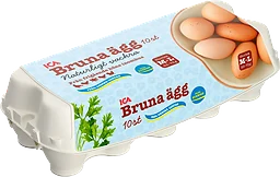 Ägg M/L Frigående Bruna 10-p