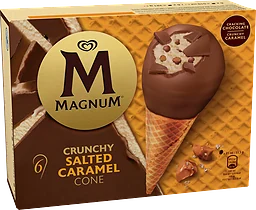 Salted Caramel Cone Glass