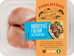 Kycklingfilé i bit