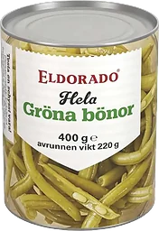 Gröna Bönor Hela