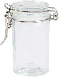 Glasburk 9Cm med Glaslock