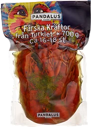 Färska Kräftor 16-18 Turkiska