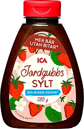Jordgubbssylt mindre socker