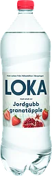 Jordgubb Granatäpple Kolsyrat Vatten Pet
