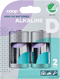 Batteri LR20 1.5V Alkaline D 2-pack