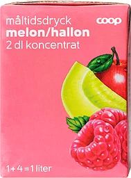 Måltidsdryck Koncentrat Melon & hallon